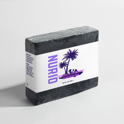 NURIO Charcoal & Peppermint Cleansing Bar
