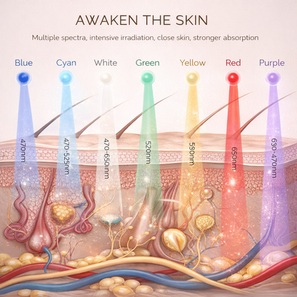 NURIO 7-Color LED Therapy Face & Neck